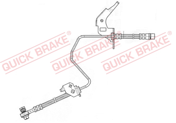 QUICK BRAKE 59.960X Flessibile del freno-Flessibile del freno-Ricambi Euro