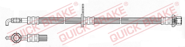 QUICK BRAKE 59.964 Flessibile del freno-Flessibile del freno-Ricambi Euro