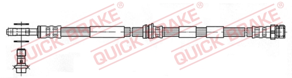 QUICK BRAKE 59.975X Flessibile del freno-Flessibile del freno-Ricambi Euro