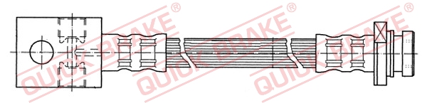 QUICK BRAKE 60.006 Flessibile del freno-Flessibile del freno-Ricambi Euro