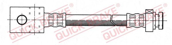 QUICK BRAKE 60.007 Flessibile del freno-Flessibile del freno-Ricambi Euro