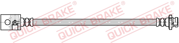 QUICK BRAKE 60.009 Flessibile del freno-Flessibile del freno-Ricambi Euro