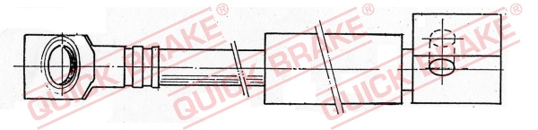 QUICK BRAKE 60.301 Flessibile del freno-Flessibile del freno-Ricambi Euro