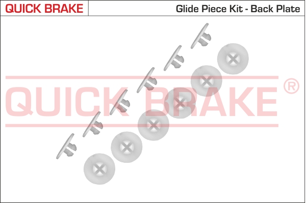 QUICK BRAKE 6858K Kit accessori, Ganasce freno