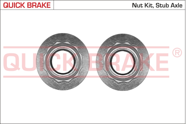 QUICK BRAKE 9810K Dado, Fuso dell'asse