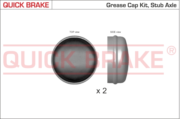 QUICK BRAKE 9821K Calotta, Cuscinetto ruota-Calotta, Cuscinetto ruota-Ricambi Euro