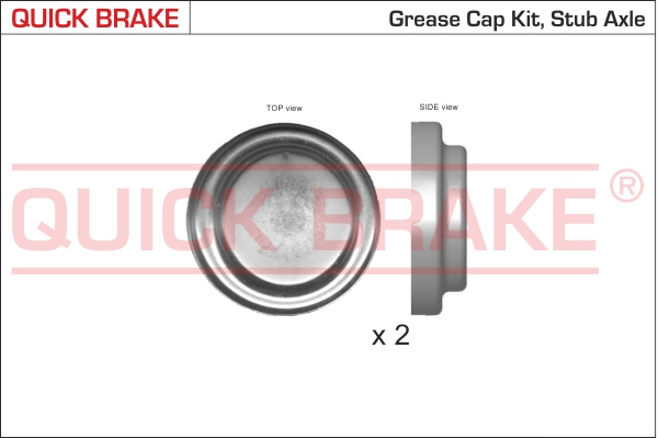 QUICK BRAKE 9824K Calotta, Cuscinetto ruota-Calotta, Cuscinetto ruota-Ricambi Euro