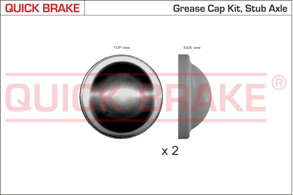 QUICK BRAKE 9829K Calotta, Cuscinetto ruota