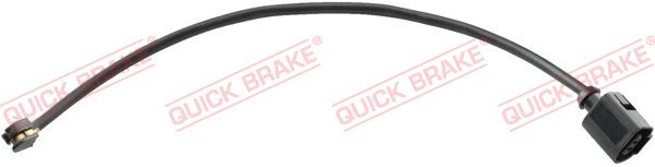 QUICK BRAKE WS 0309 B Contatto segnalazione, Usura past. freno/mat. d'attrito