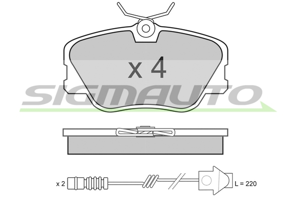 SIGMAUTO SPA286 Kit...