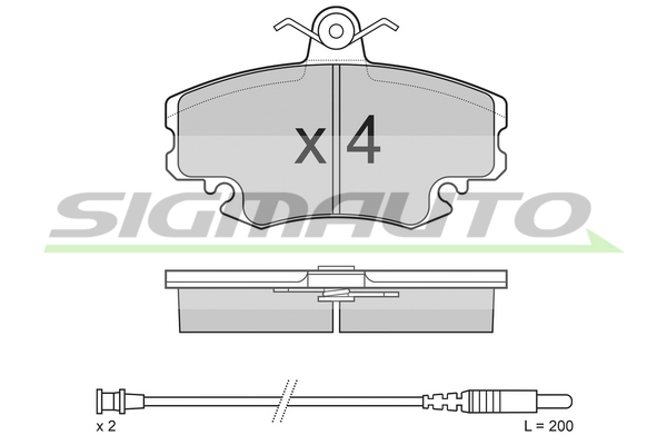 SIGMAUTO SPA590 Kit...