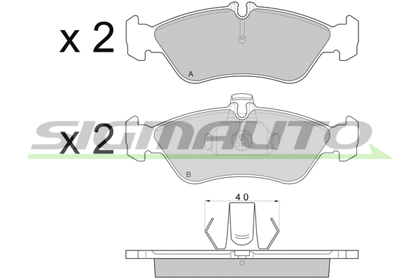 SIGMAUTO SPA689 Kit...