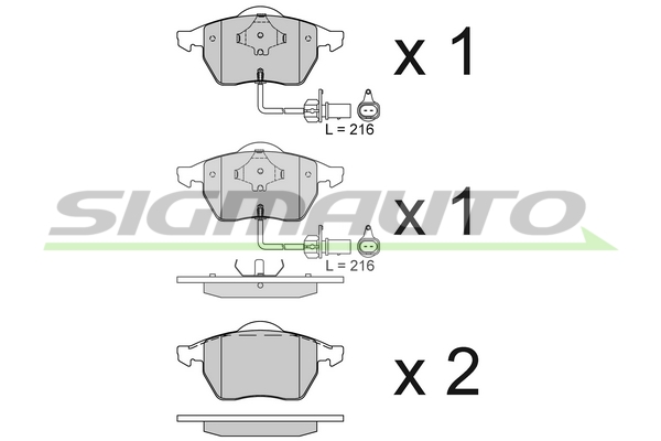 SIGMAUTO SPA816 Kit...