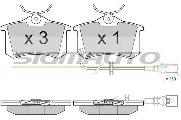 SIGMAUTO SPB005 Kit...