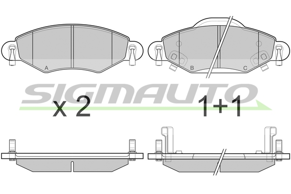 SIGMAUTO SPB082 Kit...