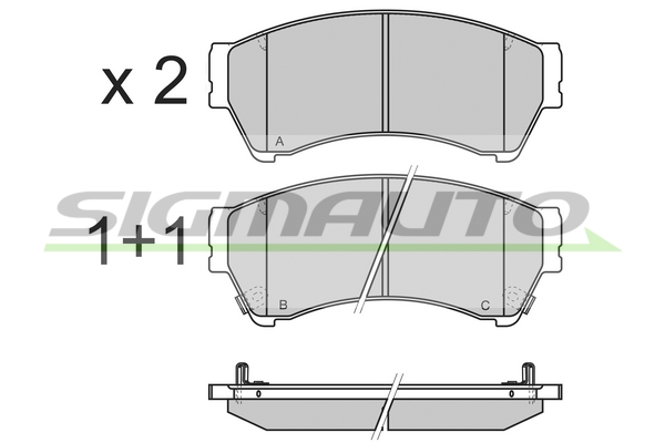 SIGMAUTO SPB343 Kit...