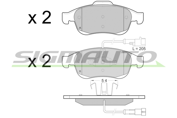 SIGMAUTO SPB436 Kit...