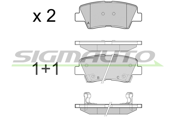 SIGMAUTO SPB456 Kit...