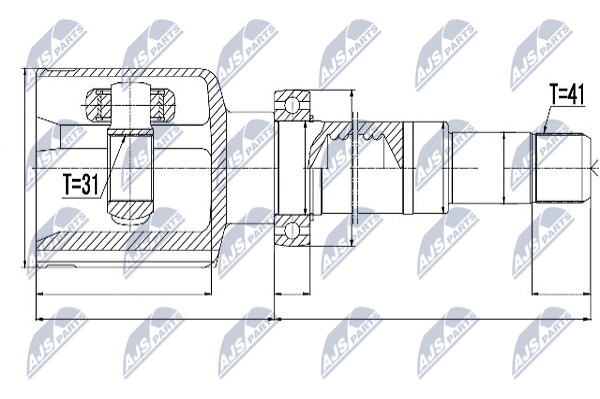 NTY NPW-FR-059 Kit giunti,...