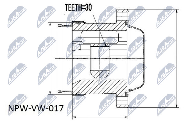 NTY NPW-VW-017 Kit giunti,...