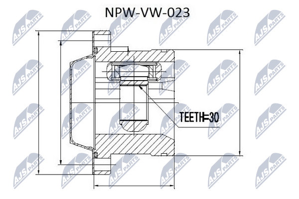 NTY NPW-VW-023 Kit giunti,...