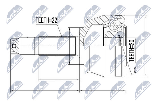 NTY NPZ-FT-041 Kit giunti,...