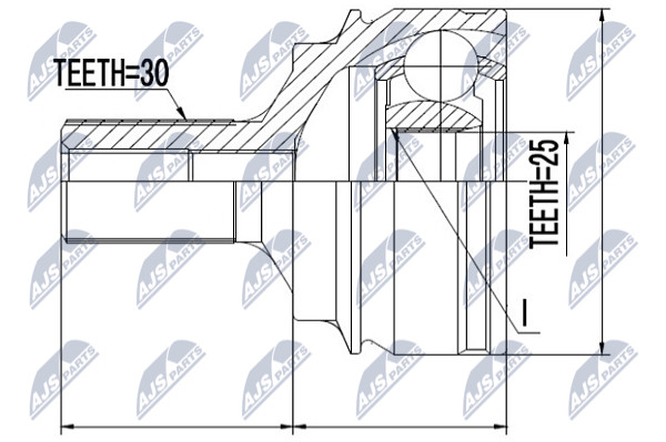 NTY NPZ-MS-016 Kit giunti,...