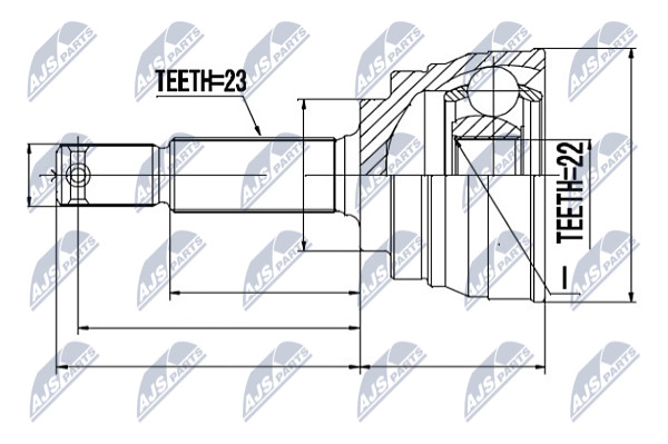 NTY NPZ-NS-035 Kit giunti,...