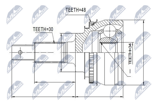 NTY NPZ-TY-029 Kit giunti,...