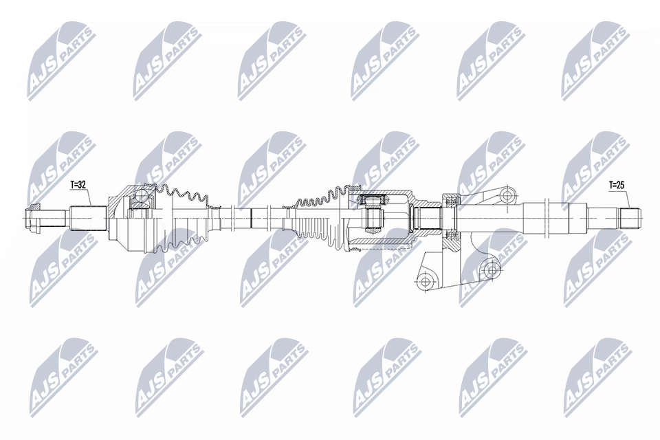 NTY NPW-CH-179 Antriebswelle