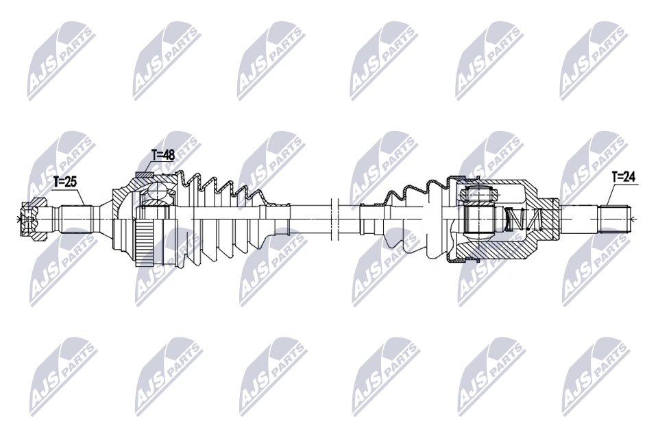NTY NPW-CT-165 Antriebswelle