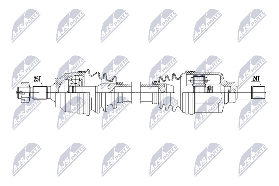 NTY NPW-CT-166 Antriebswelle