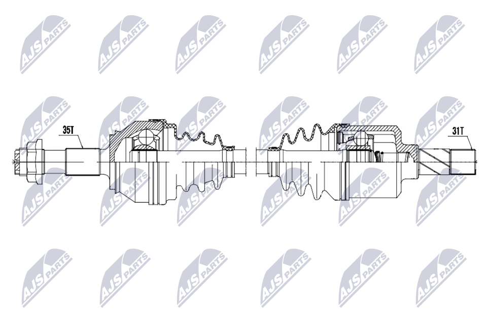 NTY NPW-CT-168 Antriebswelle