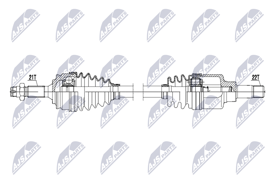 NTY NPW-CT-169 Antriebswelle