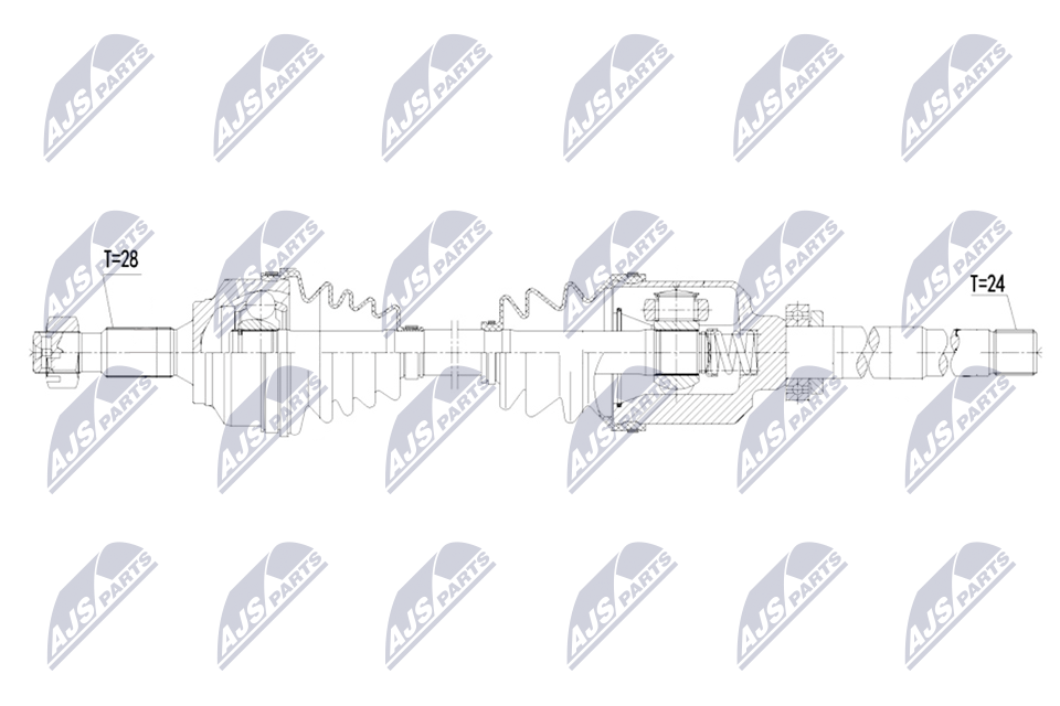 NTY NPW-CT-172 Antriebswelle