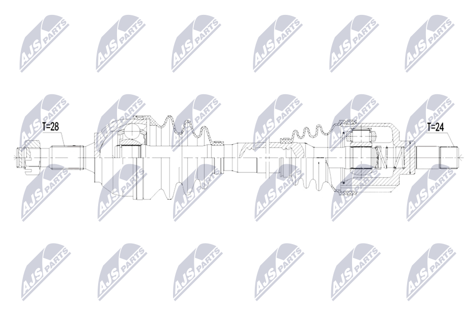 NTY NPW-CT-177 Antriebswelle