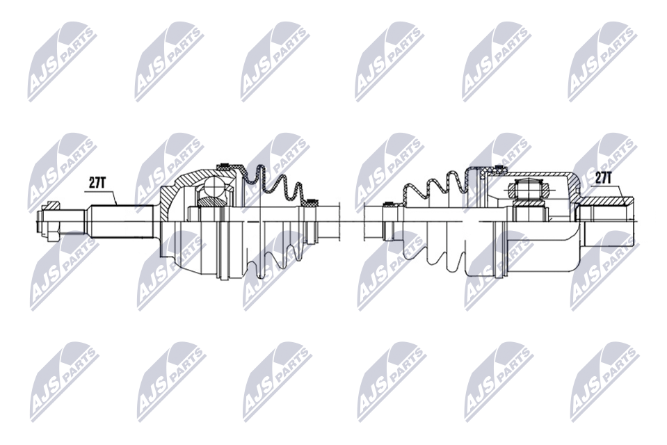 NTY NPW-FR-186 Antriebswelle