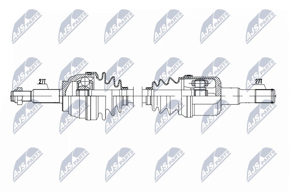 NTY NPW-FR-187 Antriebswelle