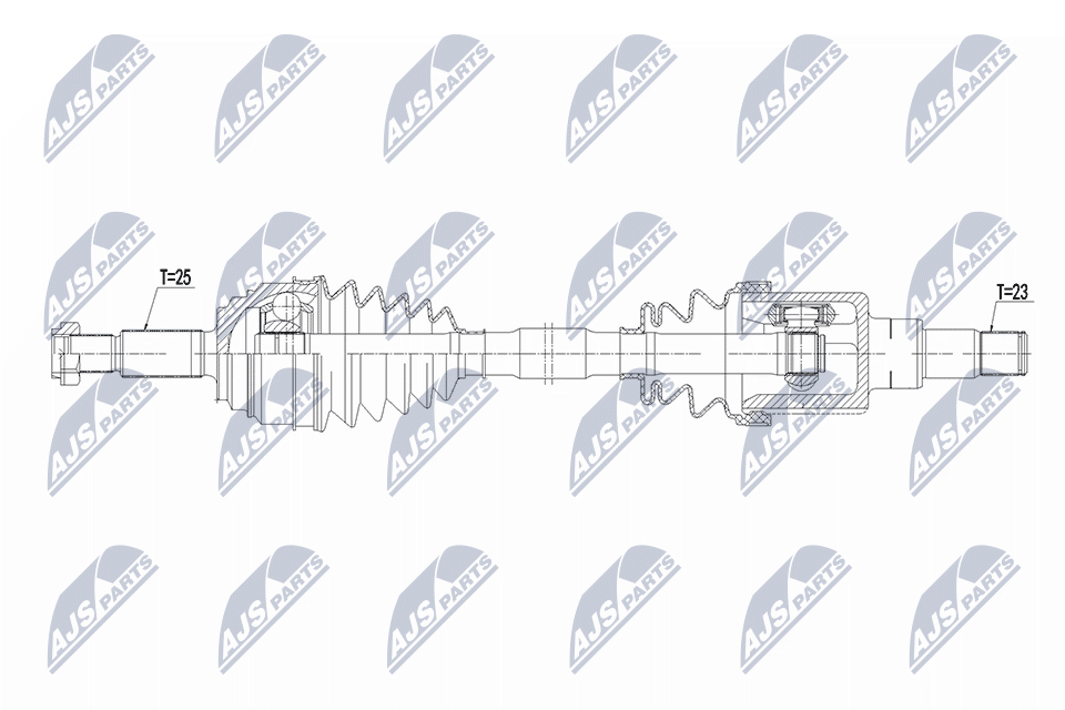NTY NPW-FR-189 Antriebswelle