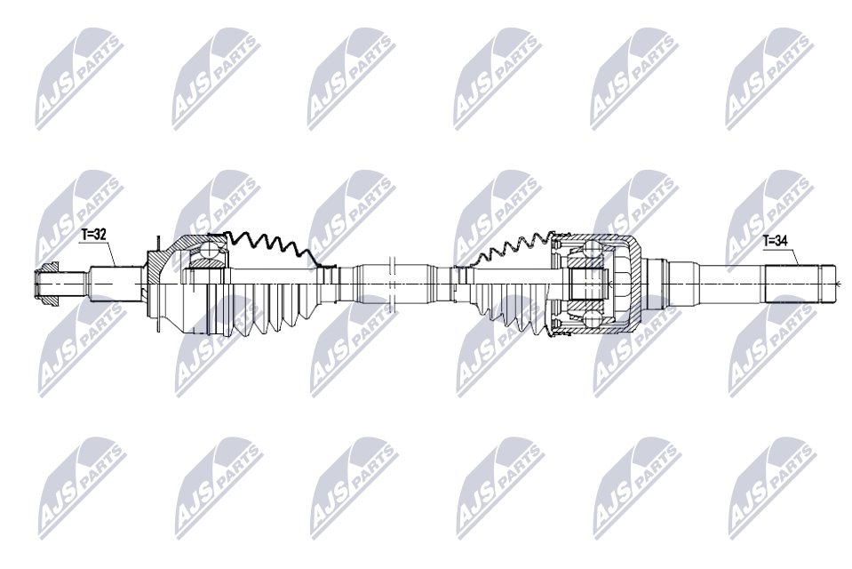 NTY NPW-FR-191 Antriebswelle