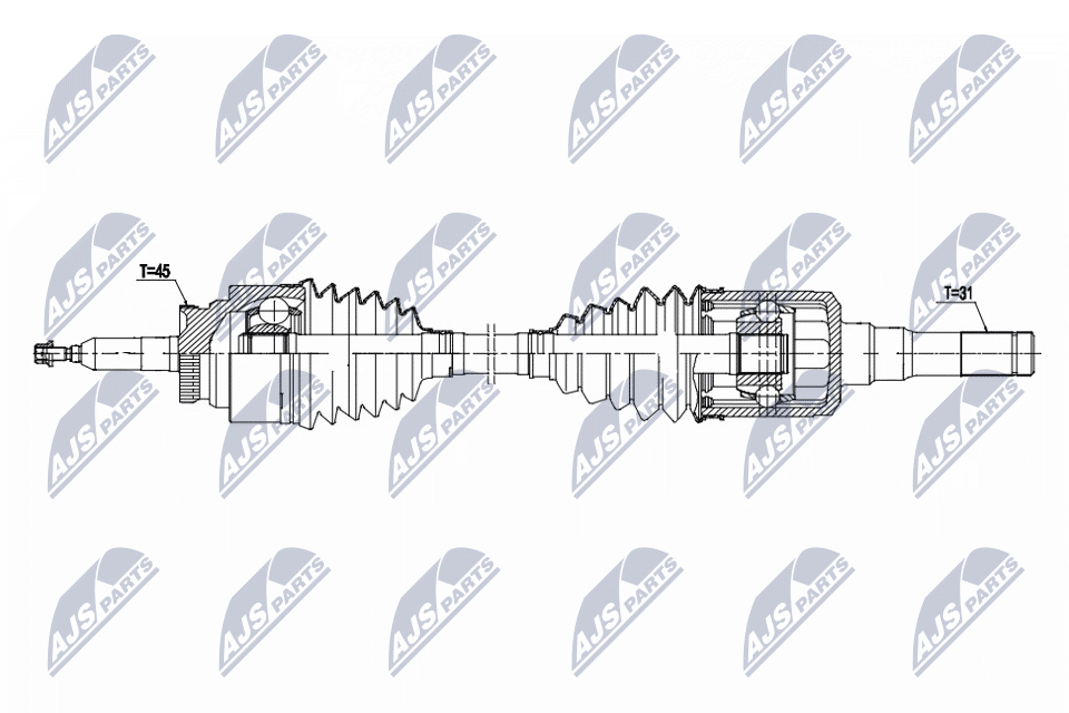 NTY NPW-FR-194 Antriebswelle