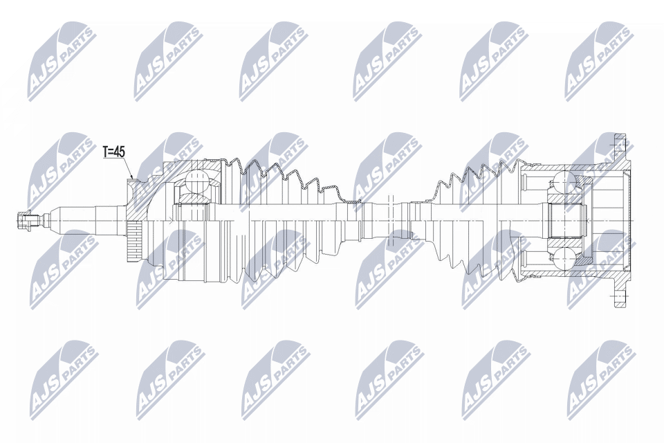NTY NPW-FR-196 Antriebswelle