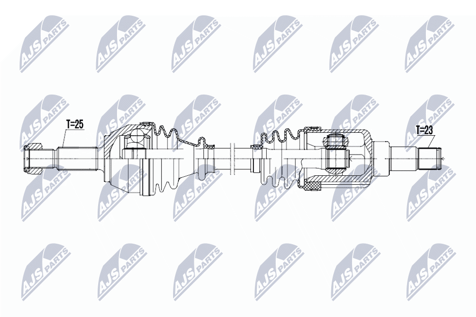 NTY NPW-FR-197 Antriebswelle