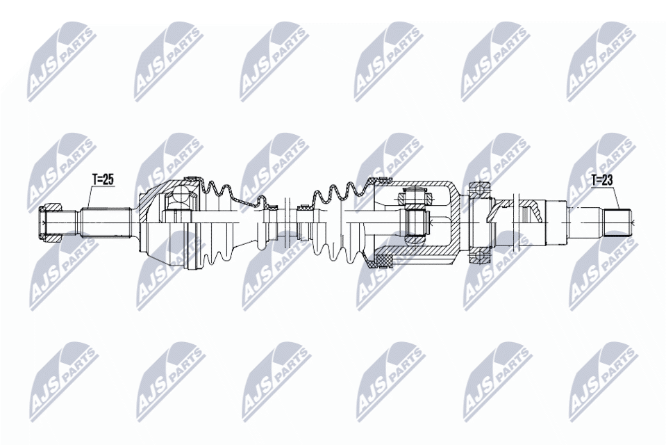 NTY NPW-FR-198 Antriebswelle