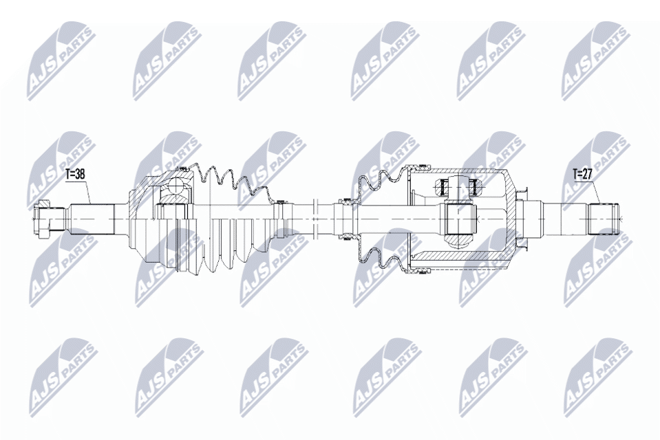 NTY NPW-FR-199 Antriebswelle