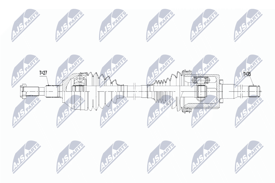 NTY NPW-FR-200 Antriebswelle