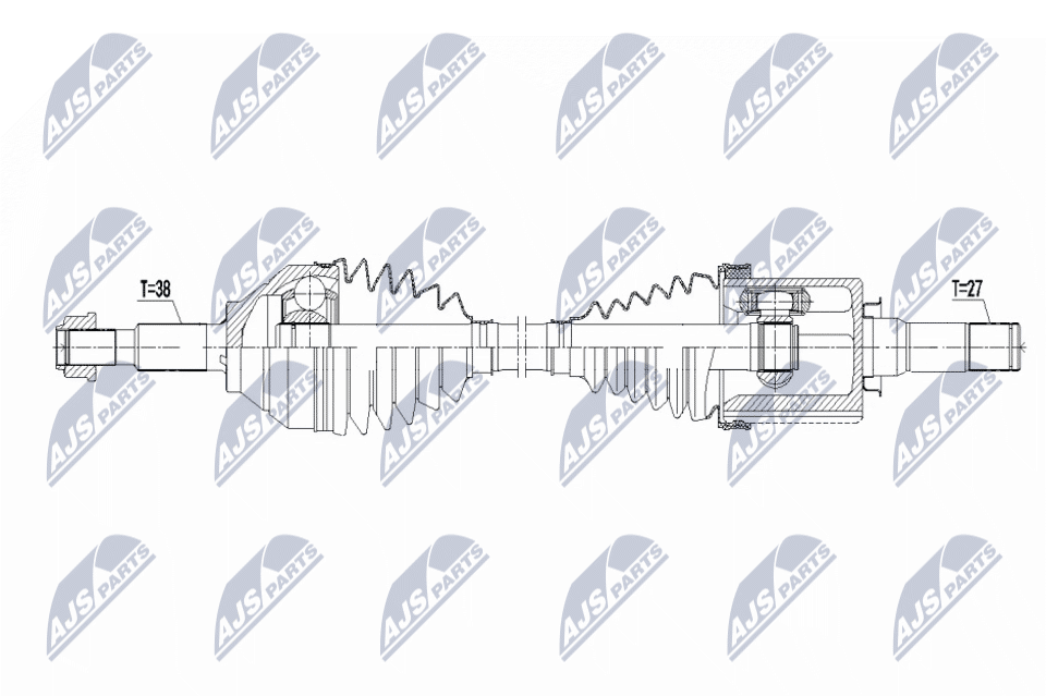 NTY NPW-FR-203 Antriebswelle