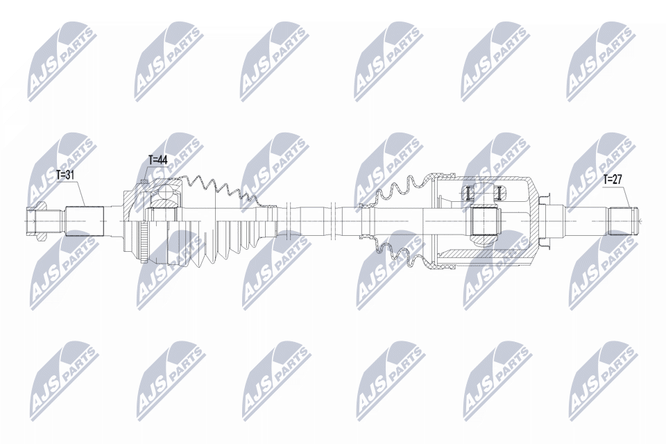 NTY NPW-FR-210 Antriebswelle