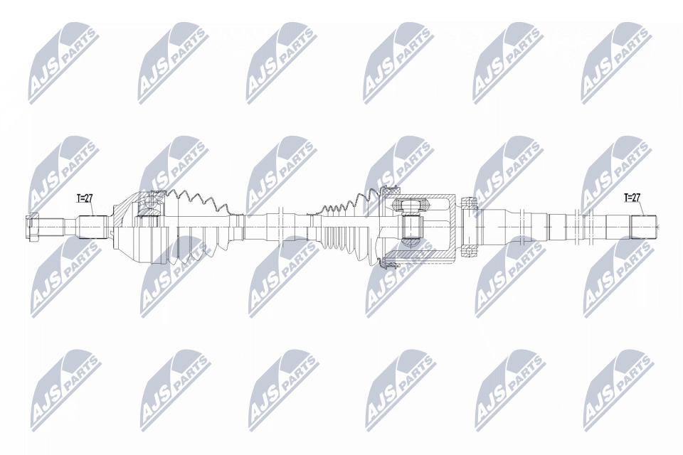 NTY NPW-FR-214 Antriebswelle
