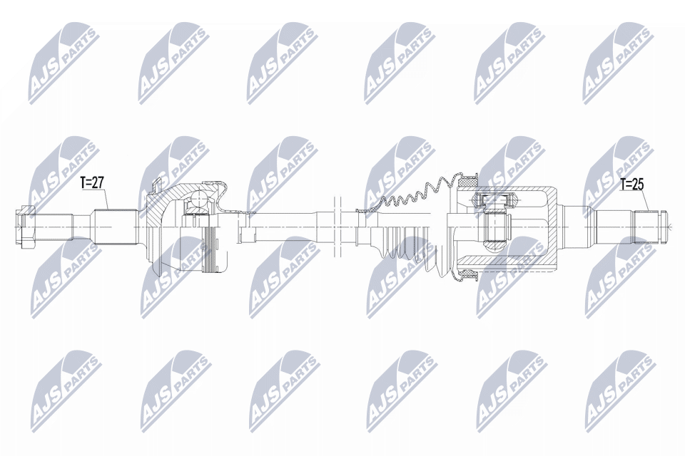 NTY NPW-FR-216 Antriebswelle